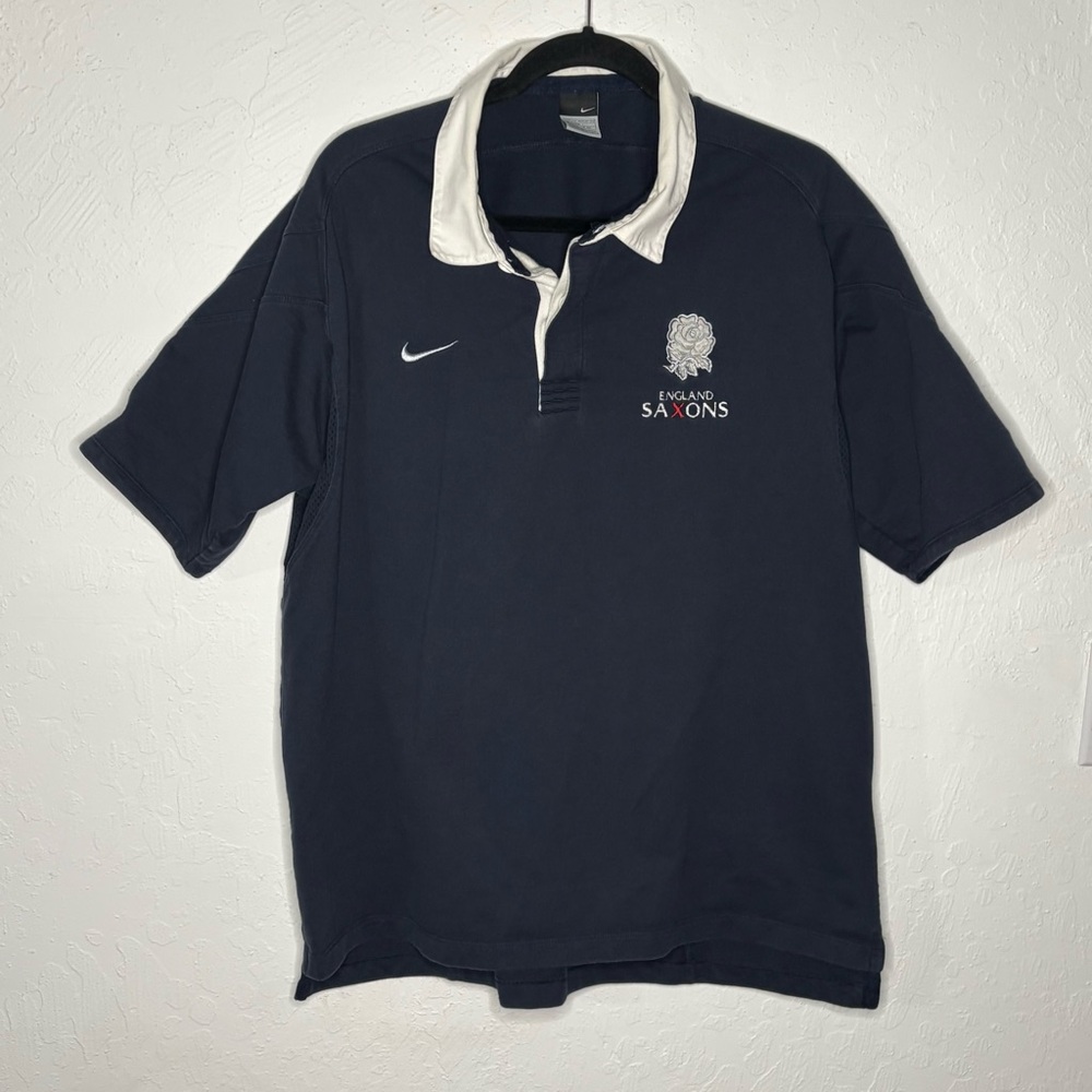 Rare‎ Nike England Saxons Rugby Navy Size XXL Jersey Shirt